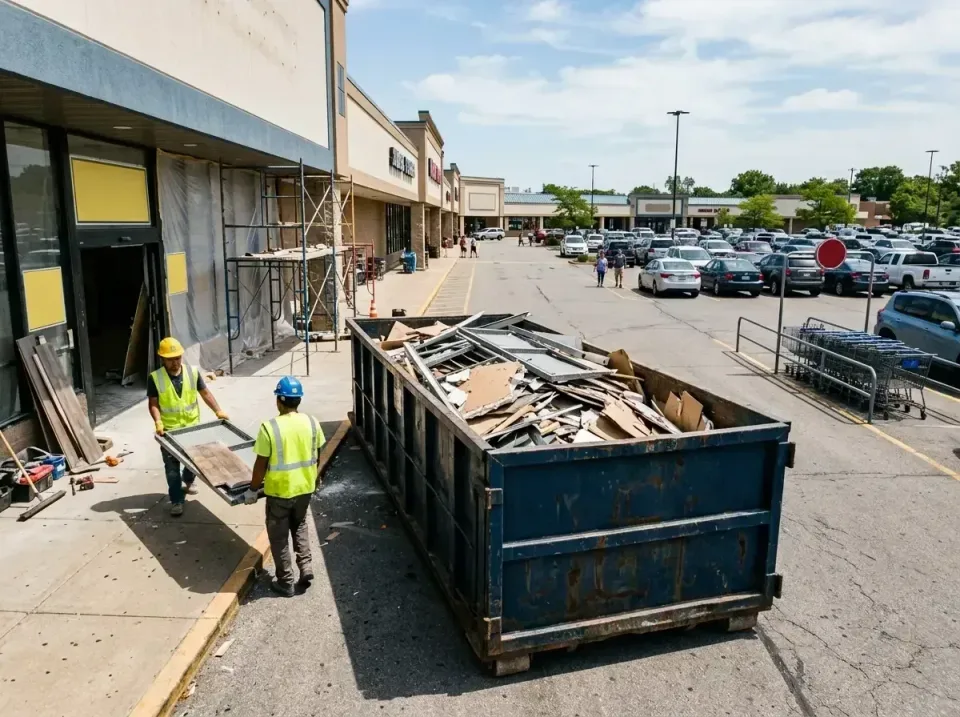 retail-store-renovation-debris-003 — frequently asked questions, Roll-off Dumpster Rentals in Hellertown, PA